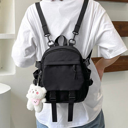 Multi-Function Small Backpack Traveling School Bags Mini Shoulder Bag 22*7*26 CM