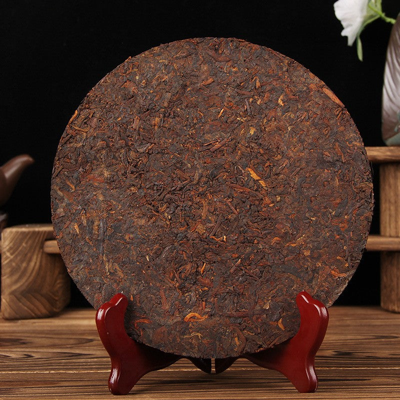 100g Ripe Pu-erh Tea Pu Erh Hand Torn Cake Jinya Tea 2018 Raw Material Menghai