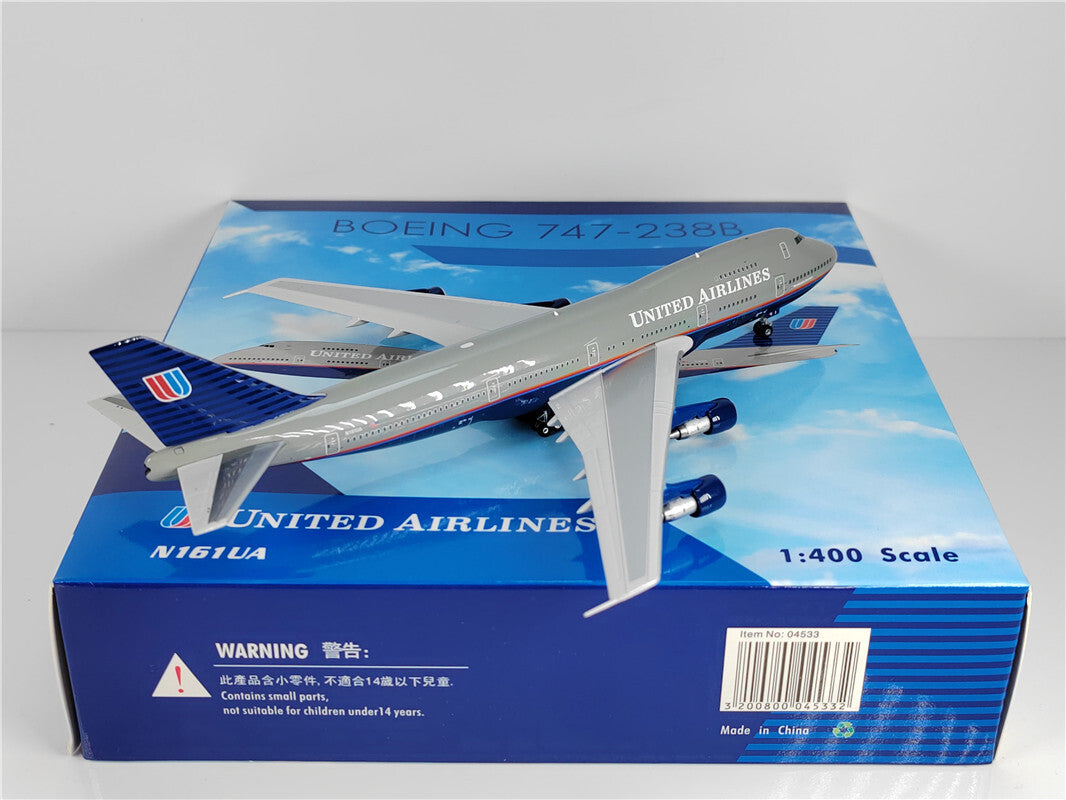 1:400 Phoenix UNITED AIRLINES BOEING B747-200 Airplane Diecast Aircraft Model
