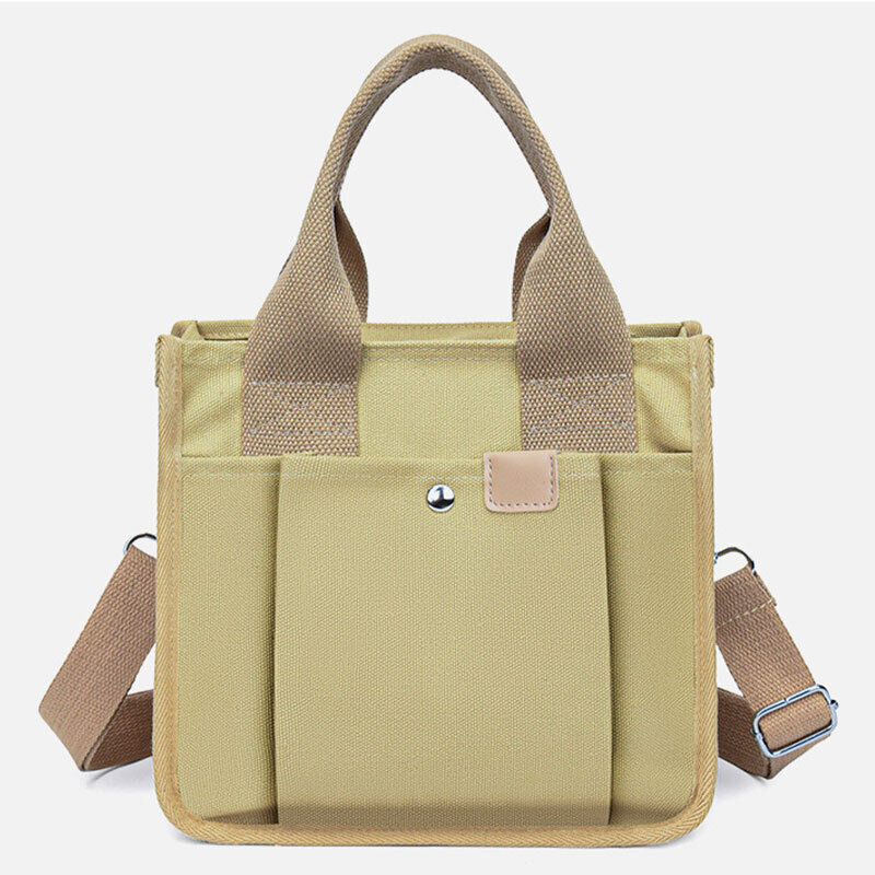 Women Canvas Casual Bag Adjustable Shoulder Strap Handbag Cross Body Bag Tote
