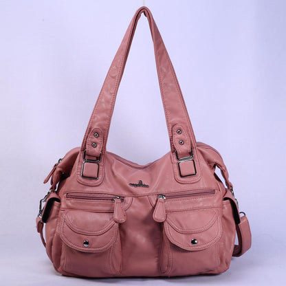 Women Synthetic Bags Large Shoulder Messenger Waterproof Handbag Multifunctional