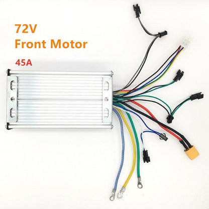 60v / 72v 45a Controller For Dual Motor 3200-7000w Scooter Display Accelerator