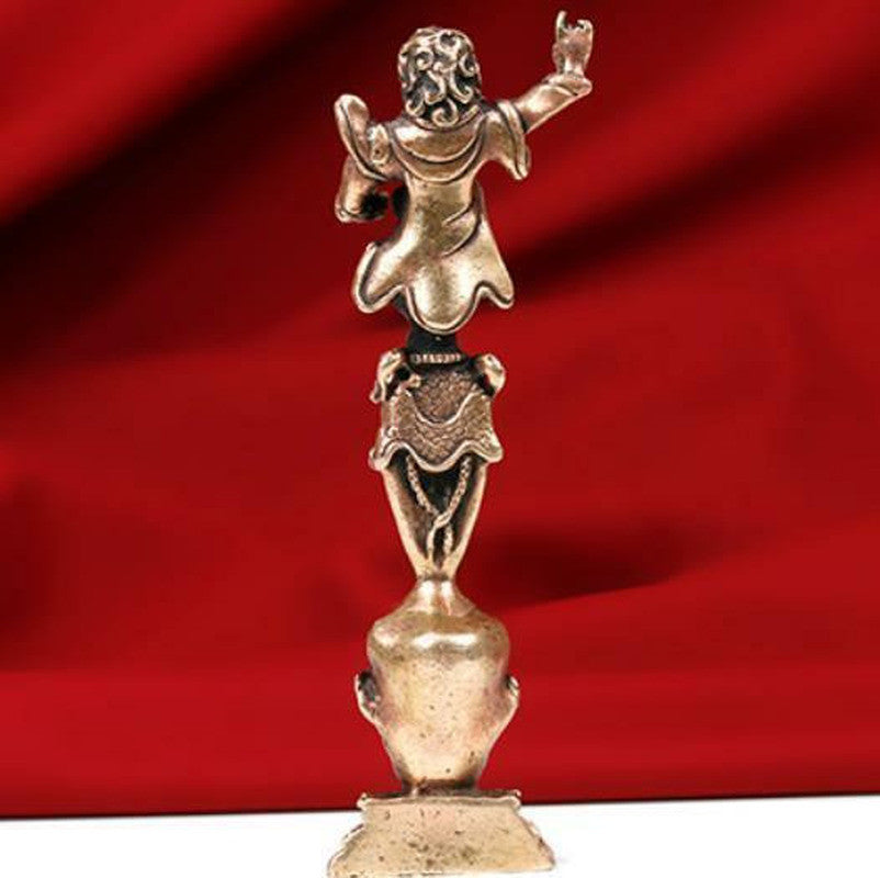 Buddhism Pure Copper Phurpa Buddha Dorje Vajra Eliminate Evil Amulet Collection