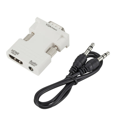 HDMI to VGA Adapter with Audio Female HDMI to Male VGA Converter Laptop To TV zy