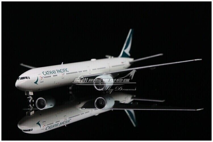 1:400 JC Wings CATHAY PACIFIC BOEING 777-300ER Passenger Airplane Diecast Model