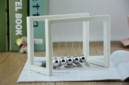 Newton's Swinging Balance Ball Metal Figurines Office Desk Decorations Ornaments