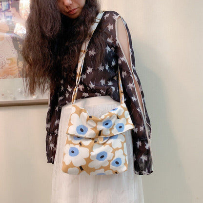 Fashion Colorful Elegant Canvas Unikko Poppy Tote Bag,Shopping Bag For Her