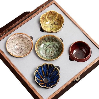 100ml Jianzhan Tea Cup Set Five Elements Cup Kung Fu Tea Set Master Cup