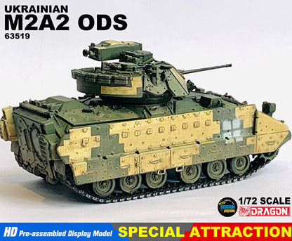 1/72 Scale 63519 Ukraine M2A2 ODS Bradley Infantry Fighting Tank Finished Model