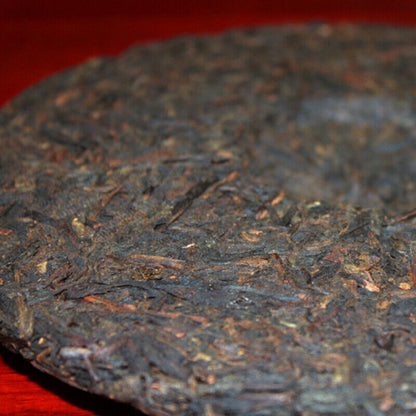 Natural Ancient Tree Pu'er Cooked Tea Big Leaf Black Tea Health 357g