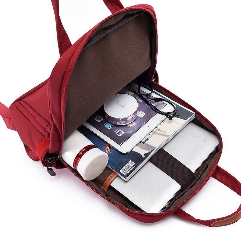 Fashion Traveling Backpack Large School Laptop Bags 35*30*10CM Waterproof Oxford