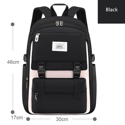 High School Bags Girls Studen Pockets School Backpack Teenage Girl Backpack