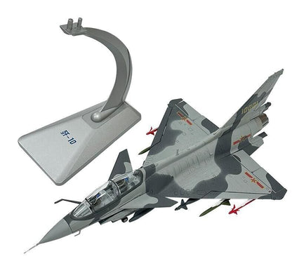 1:48 36CM China J-10 Fighter Plane Airplane Diecast Military Aircraft Model