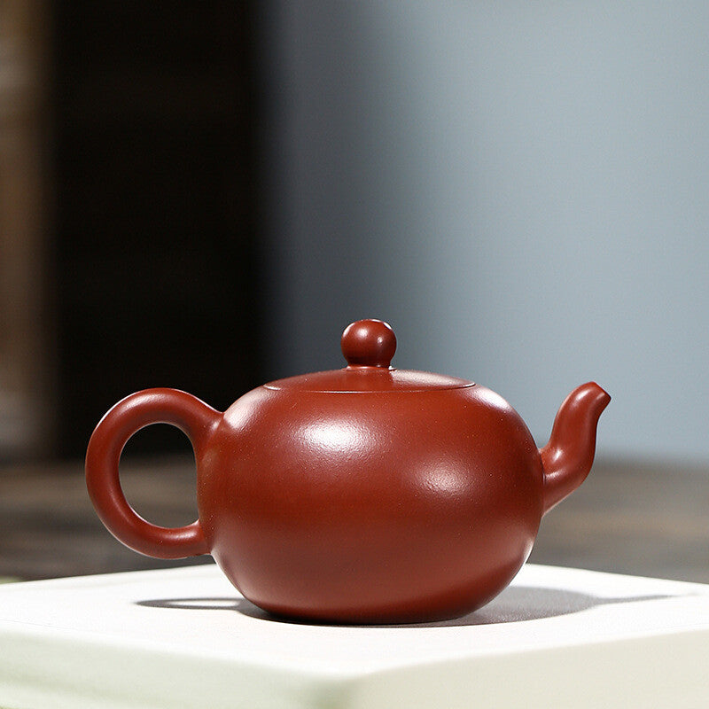 Real Yixing Zisha Dahongpao Clay Marked Traditional Craft Tea Pot 320ml For Puer