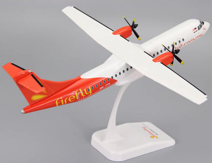 1:100 28CM RISESOON Firefly ATR72-500 Passenger Airplane ABS Plastic Plane Model