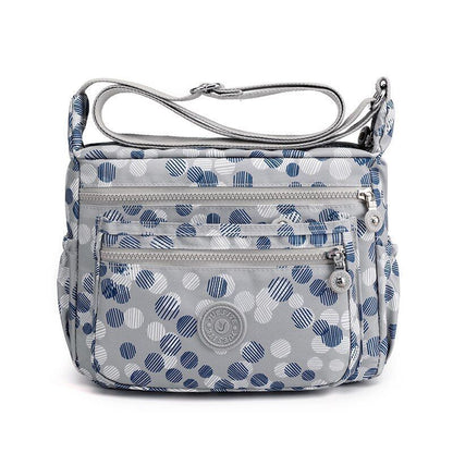 Crossbody Bag Waterproof Nylon Shoulder Purse Traveling Tote Pouch Messenger Bag