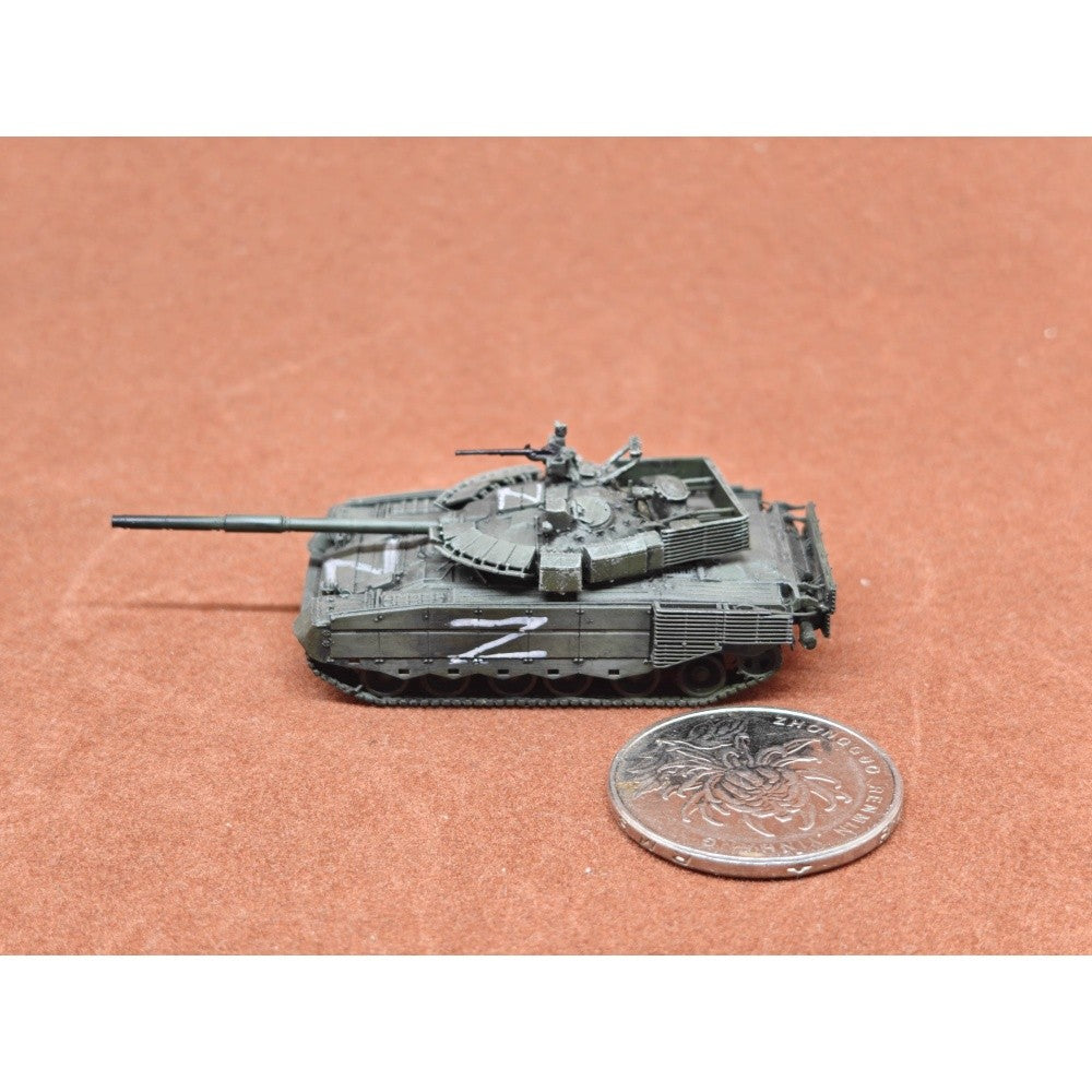 1/144 Russian T-80BVM Main Battle Tank Painted Finished Model