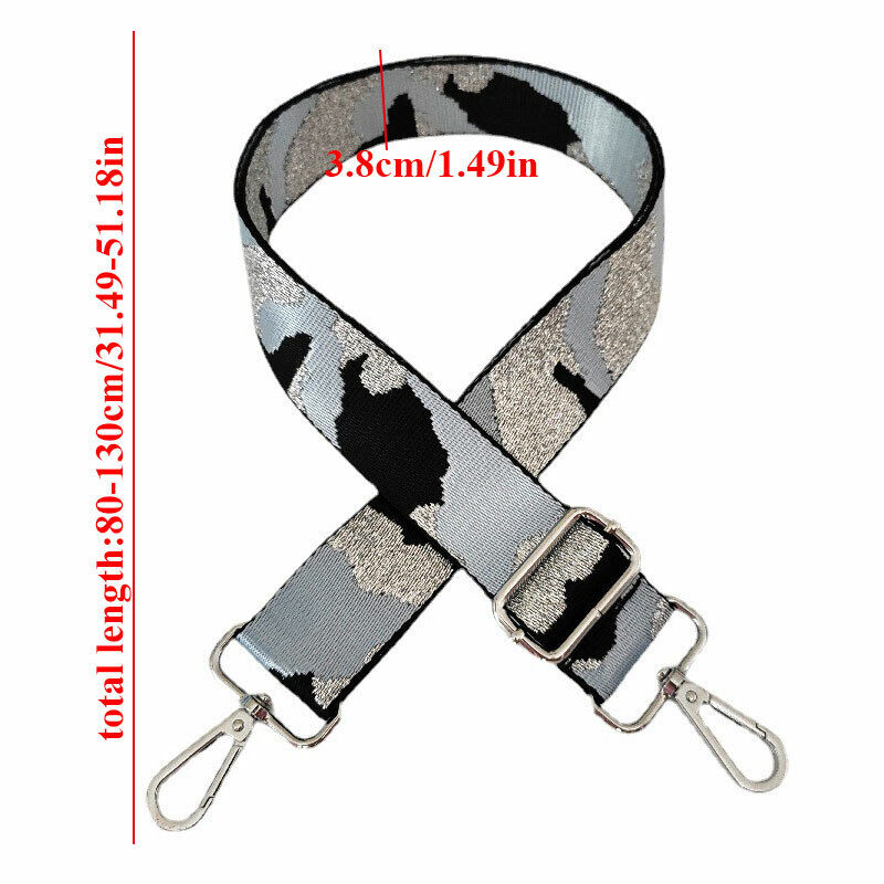 Camouflage Print Bag Shoulder Strap Handbag Replacement Adjustable Belt Handle