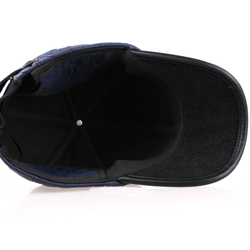 Casual Baseball Caps Warm Hats Sports Caps Bright Leather Casual Hats Men's Hats