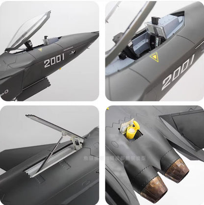 1:32 70CM China J20 Stealth Fighter Airplane Diecast Military Aircraft Model