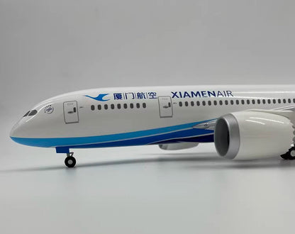 29CM 1:200 Hogan Xiamenair Boeing 787-8 Airplane ABS Plastic Aircraft Model