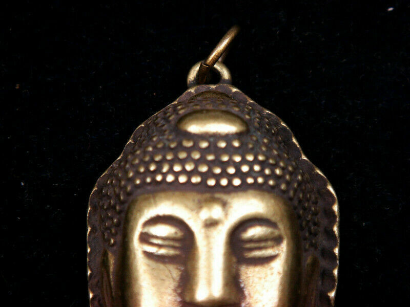 Fino Latón Altamente Detalle Crafted Escultura Shakyamuni Buda Cabeza