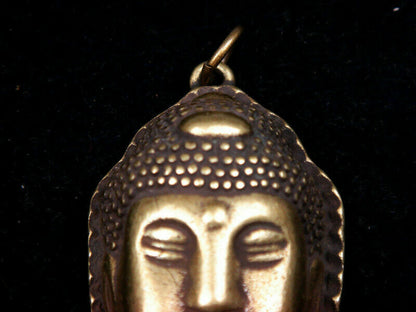 Fino Latón Altamente Detalle Crafted Escultura Shakyamuni Buda Cabeza