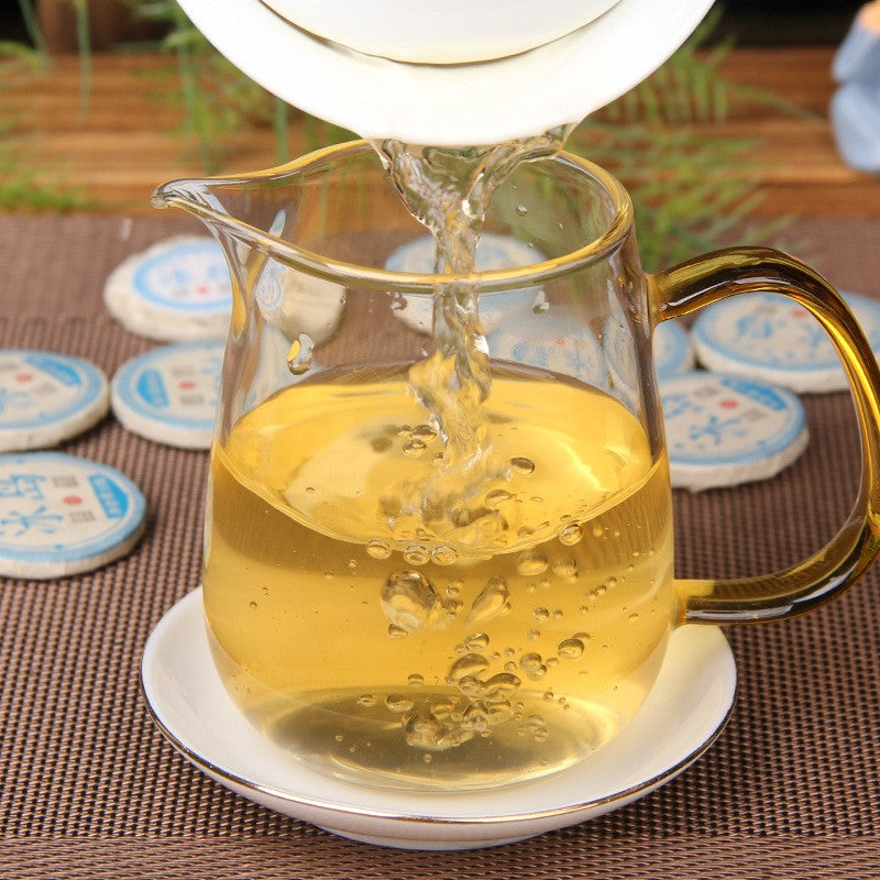 500g Iceland Raw Tea Yunnan Pu'er Tea Bulk Portable Mini Tea Cake