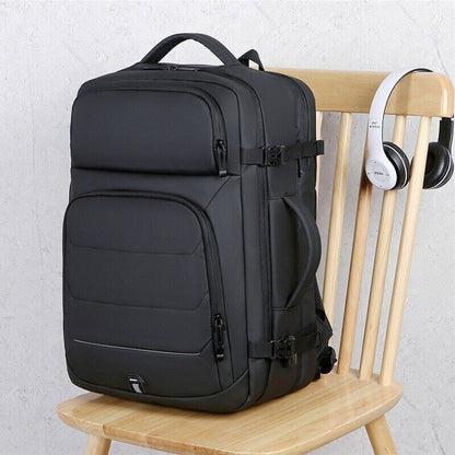 Men Business Backpacks Charging 17 Inch Laptop Bags Handle Backpack Travel Bag