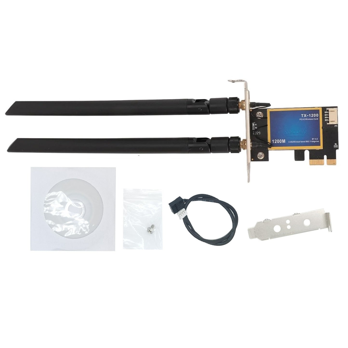 Wireless Network Bluetooth 4.0 Card With Double Band Design 7260AC Chip