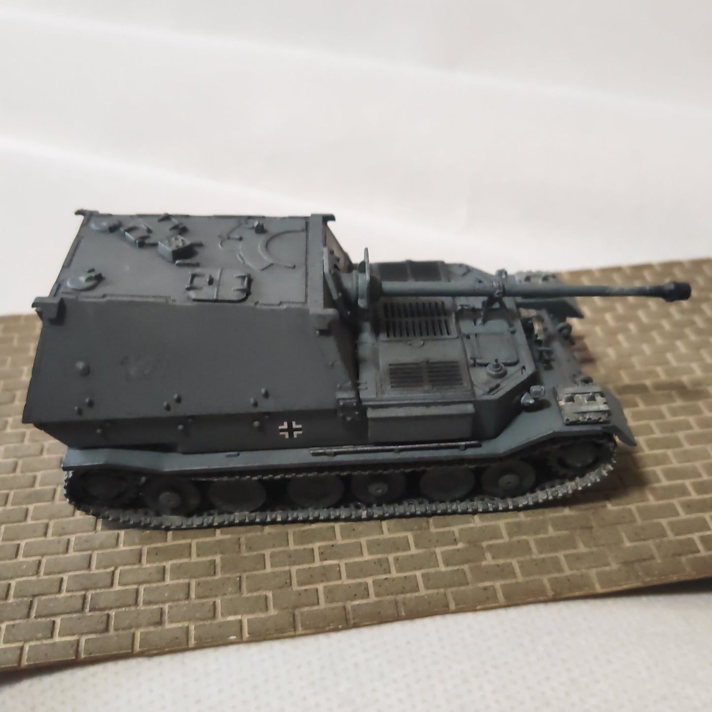 Homemade 1/72 Germany Ferdinand Tank Painting, Static Model, Gift