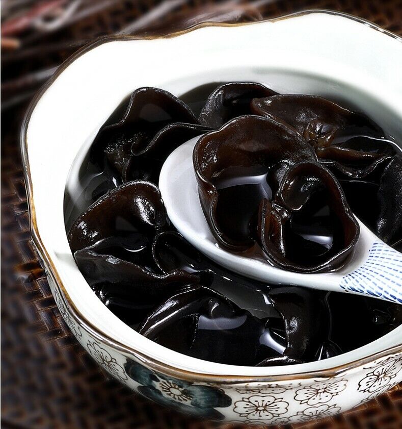 Dried Mushroom Black Fungus Wood Ear Black Jelly Mushroom Waxy ear
