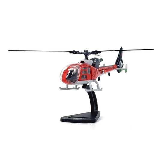 1/100 Scale For Aerospatiale SA341/342 Gazelle Helicopter Finished Model Gift