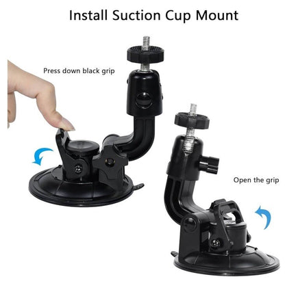 Suction Cup Mounted Adjustable Car Camera Mount Adapter for DJI Osmo Pocket 3