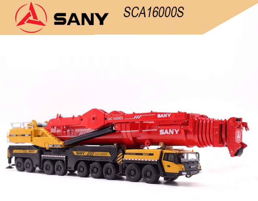 1:50 SANY SAC16000S ALL TERRAIN CRANE Construction Equipment Diecast Model