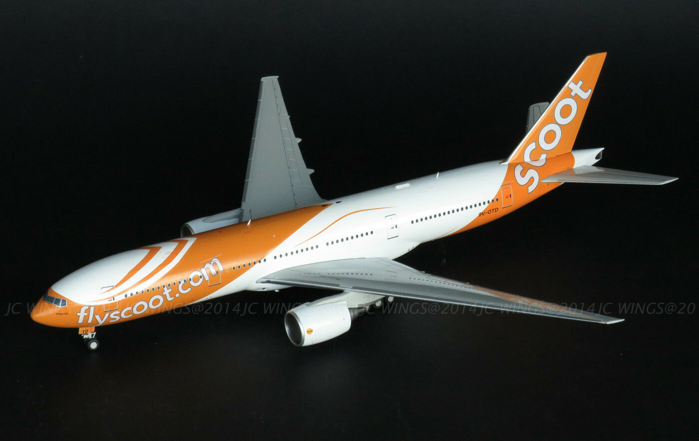 1:200 JC Wings Scoot BOEING B777-200ER Passenger Airplane Diecast Aircraft Model