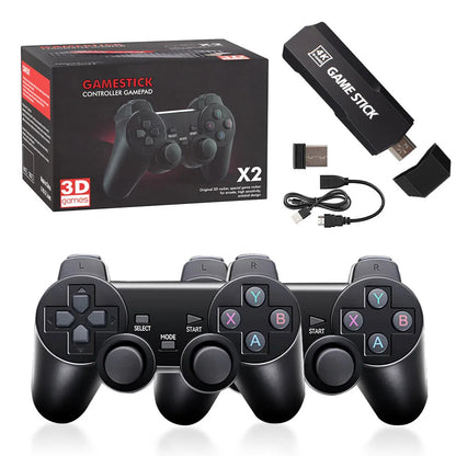 Retro gaming + dual wireless controllers thousands of pre-installed classic game