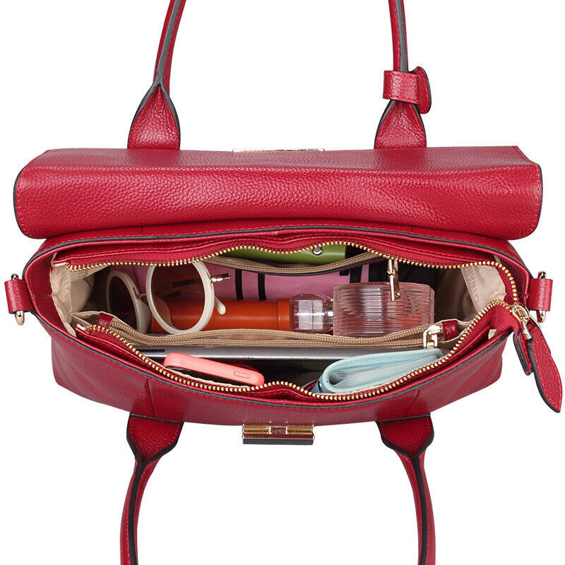 Women Handbag Genuine Leather Hobo Satchels Tote Crossbody Shoulder Bag Purse