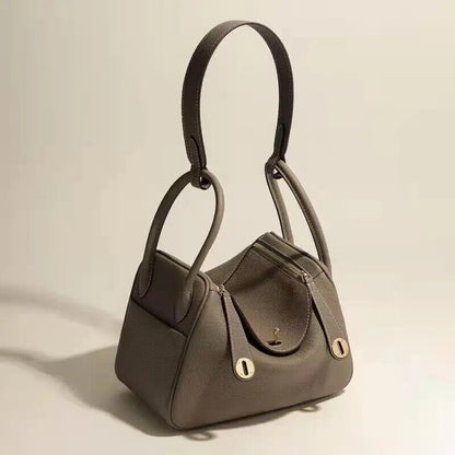Pillow Handbags Tote Bag Women Golden Lock Soft Cow Genuine Shoulder Crossbody