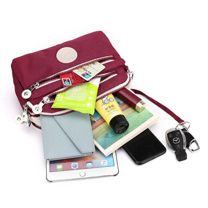 Ladies Fashion Trend Shoulder Bag Messenger Bag Nylon Mobile Phone Coin Purse