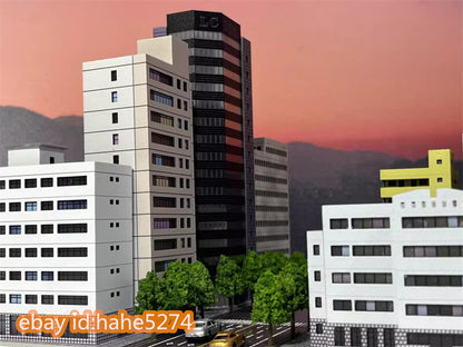 1/300 Morden Building Model Street Road Model Scene Photography Scene Set