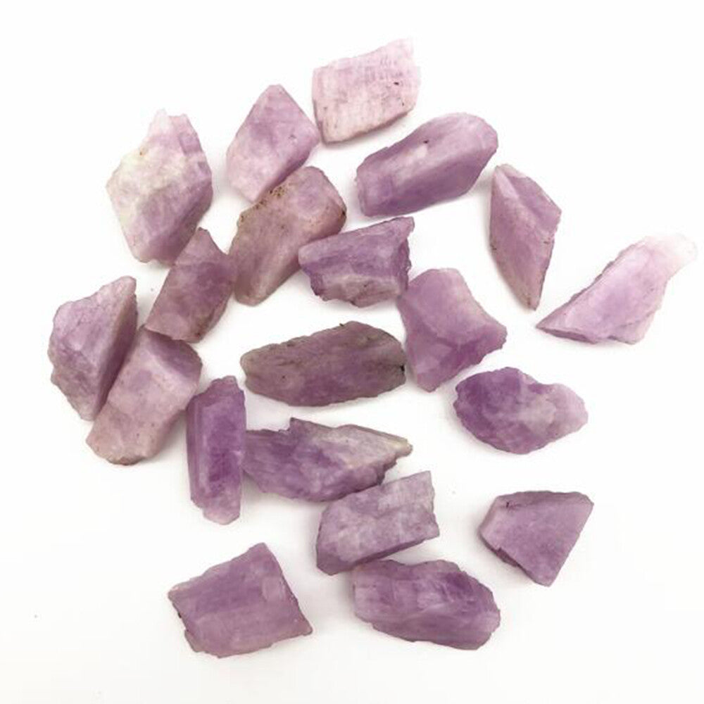 1/2LB Natural Kunzite Gemstone Rough Stone Crystal Spodumene Mineral Healing Lot