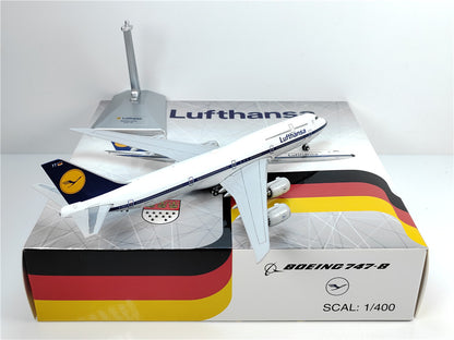 1:400 YY Wings Lufthansa BOEING B747-8 Aircraft Diecast Plane Airplane Model