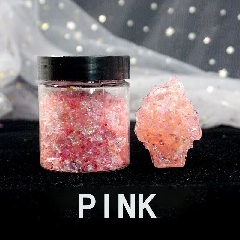 40g Small Gravel Crystal Glass Sand Filler UV Resin Jewelry Crafts Making Supply