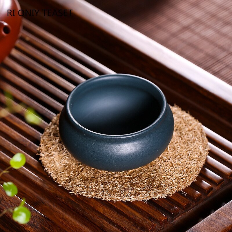 2pcs/lot 1.8" Yixing Handmade Purple Clay Teacup Travel Meditation Authentic Cup