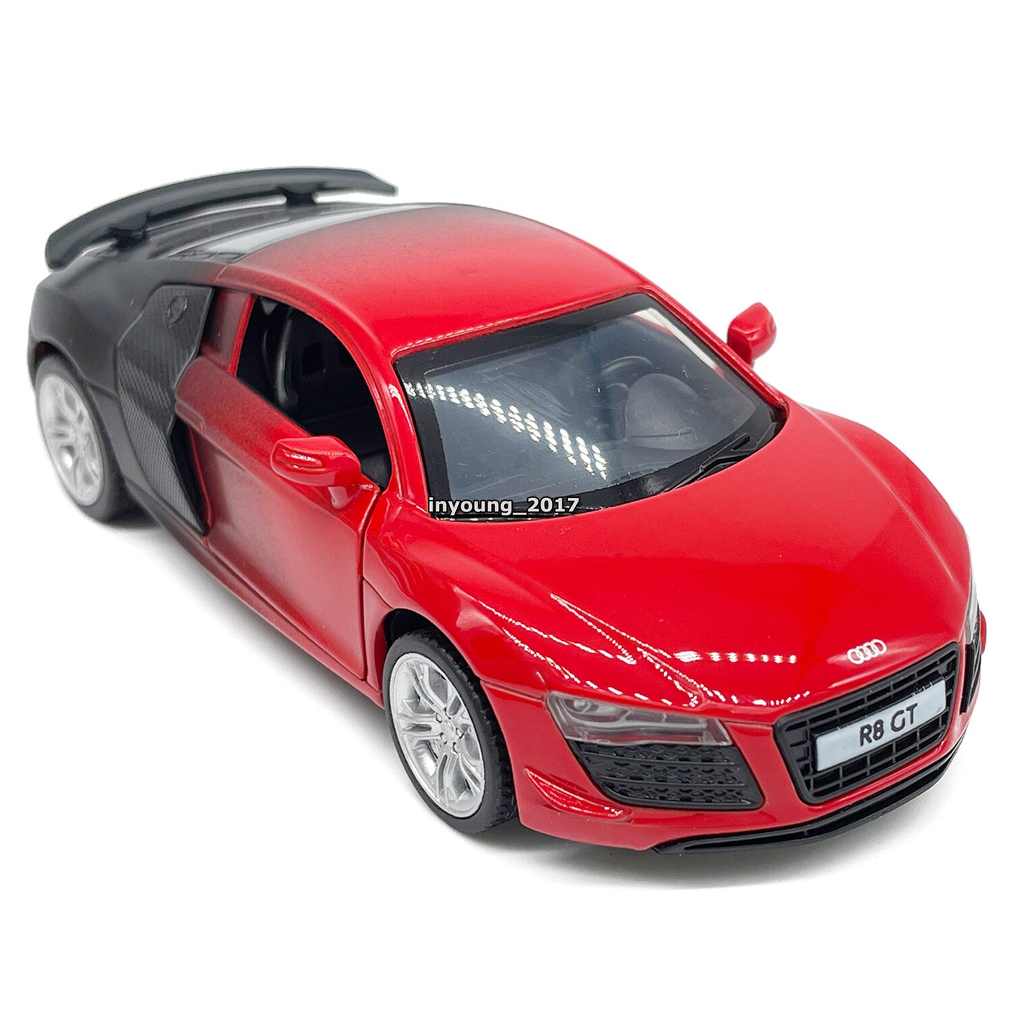 1/36 Audi R8 GT Model Car Diecast Toy Cars Metal Vehicle for Kids Adults Red