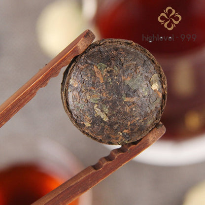 500g Ripe Pu'er Tuo Tea Yunnan Rice Aroma Mini Compact Dried Leaf Tea