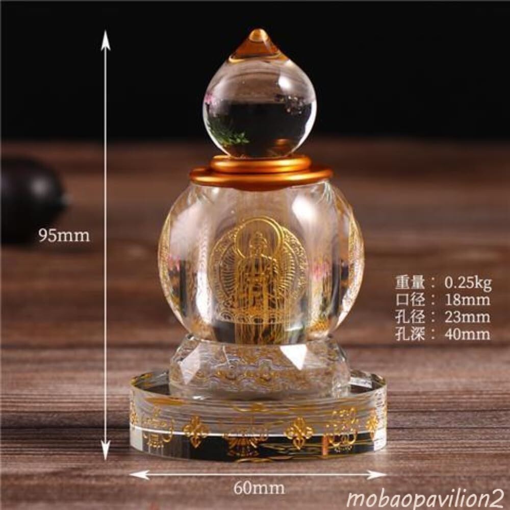 9.5cm New Buddha Hall Enshrines Crystal Relics Pagodas Ornaments
