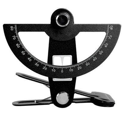 Anodized Aluminum Throw Meter Rudder Angle Ruler Black For RC Model Airplane A