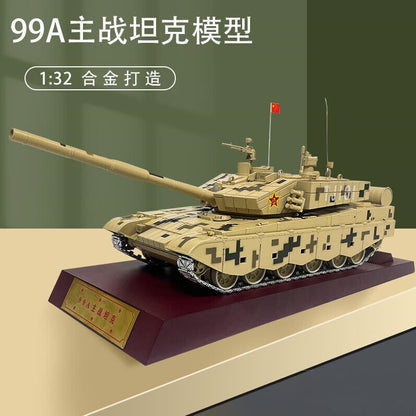 1:32 36CM CHINA TYPE ZTZ- 99A Main Battle Tanks Diecast Military Armor Model